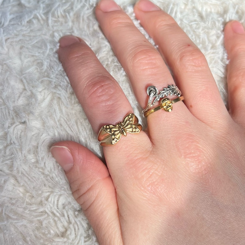 Vintage Avon Butterfly Ring